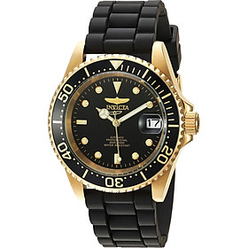 Invicta Men's Pro Diver Automatic-self-Wind Watch with Stainless-Steel Strap, Black, 19 (Model: 23681)