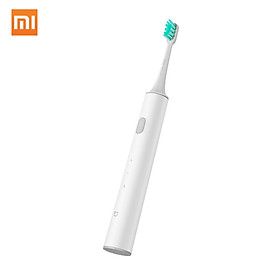 Xiaomi Mijia Sonic Electric Toothbrush T300 USB Rechargeable Tooth Brush Ultrasonic Waterproof Tooth Brush Gum Health (White)