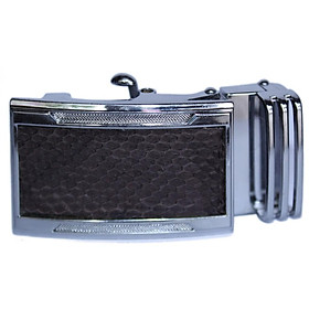 Đầu khóa da trăn Huy Hoàng 3,5P đầu trắng màu nâu HT9303