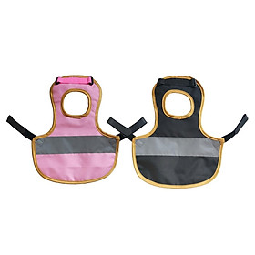 2x Pet Reflective Vest Chicken Poultry Hen Saddle For Poultry Chicken Goose