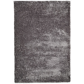 Thảm Phòng Khách JYSK Birk Polyester Màu  Xám Nhạt 140 x 200cm