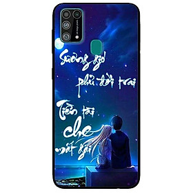 Ốp lưng dành cho Samsung Galaxy M31 mẫu Thư Pháp Sương Gió