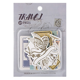 Set 20 Sticker Trang Trí - Chủ Đề Travel