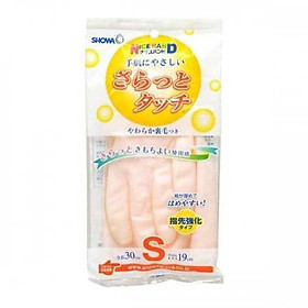 Combo găng tay rửa bát kháng khuẩn chống mồ hôi SHOWA - S + xà phòng thanh giặt cổ áo nội địa Nhật Bản