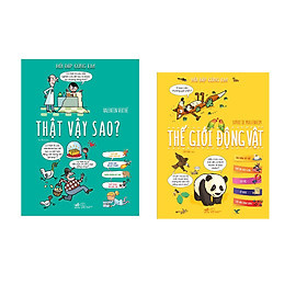 Combo 2 cuốn sách Hỏi đáp cùng em: Thật vậy sao? + Thế giới động vật