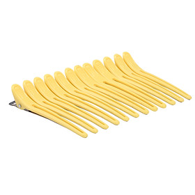 Set 12 kẹp nhựa tạo kiểu tóc chuyên dụng cho salon