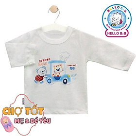 ÁO TAY DÀI TRẮNG HELLO B&B
