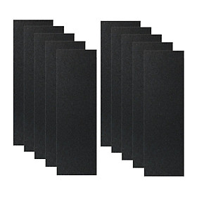 Set of 10 Grip Tape für Skateboard Longboard 840mm X 23mm Tape