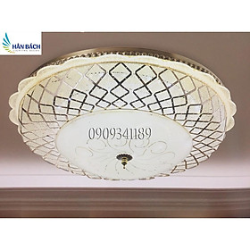 Mua đèn mâm led gắn trần - đèn ốp trần led - Đèn mâm led pha lê 3 chế độ ánh sáng