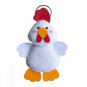 Móc Khóa Con Gà Latin Handmade LTMK003