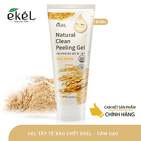 Tẩy tế bào chết Ekel Natural Clean Peeling Gel Rice Bran 180ml