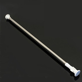 Thanh treo rèm cửa inox không cần khoan tường hay bắt vít, thay đổi vị trí linh hoạt HT04
