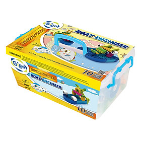 Mô Hình Tàu Thuyền Gigo Toys - Vua Chiến Hạm - Kids First Boat Engineer 7269 (52 Mảnh Ghép)