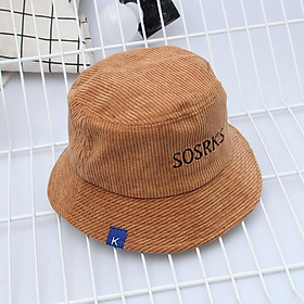 Mũ bucket nhung gân SOSRKS