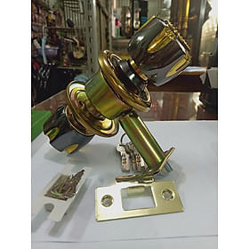 Mua Khóa Tròn cao cấp màu đen vàng 3 chìa