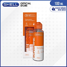 Chai 100ml Gel bôi trơn ấm nóng - Shell Sunshine