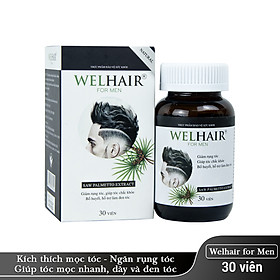 Viên Uống Giảm Rụng Tóc Kích Thích Mọc Tóc Cho Nam Welhair For Men