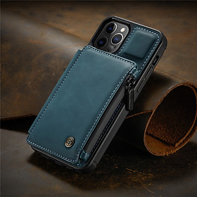 Ốp Lưng Da Bò Thật Chính Hãng CaseMe Kèm Ví Chống Sốc Cho iPhone 11 Pro Max