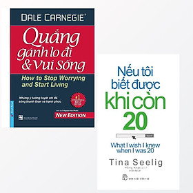 Hình ảnh Combo 2 Cuốn :Quẳng Gánh Lo Đi Và Vui Sống  +  Nếu Tôi Biết Được Khi Còn 20 (Những Cuốn Sách Giúp Bạn Phát Triển Tư Duy Khi Còn Trẻ )