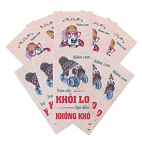 Nơi bán Xấp Bao Lì Xì Năm Con Chó Trăm Việc Khỏi Lo, Vạn Điều Không Khó (10 Cái / Xấp) - Giá Từ -1đ