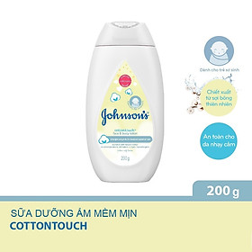 Sữa dưỡng ẩm Johnson's Baby mềm mịn (200ml)