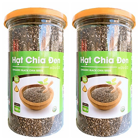 1KG - COMBO 2 HŨ HẠT CHIA ĐEN HỮU CƠ NHẬP KHẨU ORGANIC CHIA