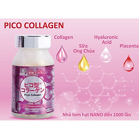 Viên Uống Ngăn Ngừa Lão Hoá Da Pico Collagen - Nhật Bản
