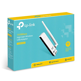 Bộ Thu Wifi USB TP-Link TL-WN722N Chuẩn N 150Mbps - Hàng Chính Hãng