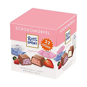 Chocolate Ritter Sport Joghurt Mix 176gr (22 viên)