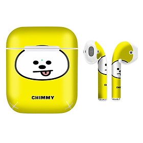 Mua Miếng dán skin chống bẩn cho tai nghe AirPods in hình thiết kế - atk151 (bản không dây 1 và 2)