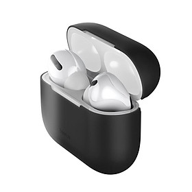 Bao case chống sốc silicon siêu mỏng cho tai nghe Apple Airpods Pro hiệu Baseus Super Thin (Mỏng 0.8mm, bảo vệ toàn diện, vật liệu cao cấp) - Hàng nhập khẩu
