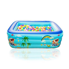 Mua bể phao bơi Bể bơi phao trong nhà  hình chữ nhật kích thước 150cm