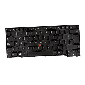 Plastic Notebook Laptop Keyboard Spanish Part Black For Lenovo Thinkpad