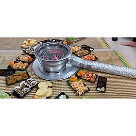 Mua Bộ bếp nướng than hoa không khói kiểu âm bàn