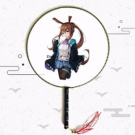 Quạt tròn cổ trang Arknights anime cầm tay