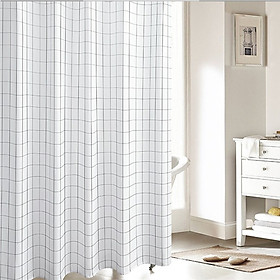 Rèm phòng tắm chống nước 1.8m*1.8m có sẵn móc