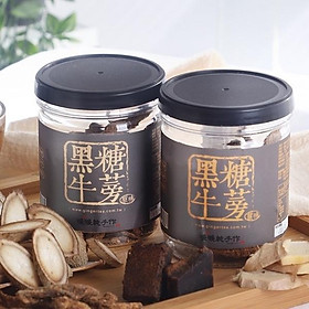Lát cây ngưu bàng đường nâu thủ công cao cấp Gingertea (vị gốc) 150g
