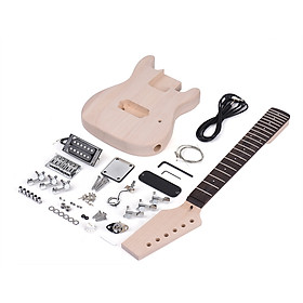 Bộ Kit Ráp Đàn Guitar Điện DIY Muslady TL Tele Thân Gỗ Bề Mặt Burl