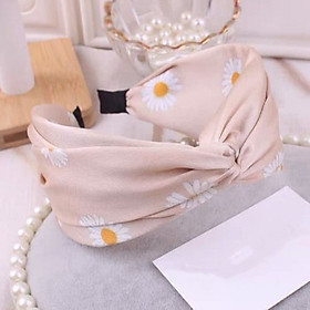 Bờm lụa bản to hoa cúc BN118