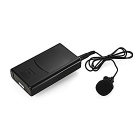 Portable Lavalier Lapel Collar Clip-on Wireless Microphone Voice Amplifier For Lecture Conference Speech Promotion