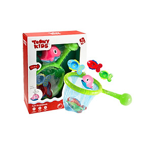 TOONY KIDS - ĐỒ CHƠI NHÀ TẮM CÁ HEO - RACKET FISHING