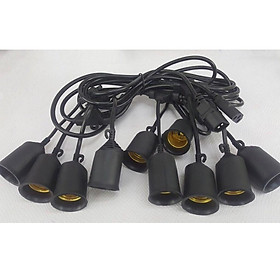 Mua Bộ đui đèn trang trí ngoài trời dây 5m  10m  15m E27 kín nước