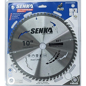 Lưỡi cưa hợp kim SENKA CẮT GỖ 254mm cốt 25.4