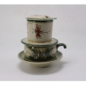 Mua Phin Cafe Gốm Vẽ Chuồn Thấp MNV-CFV001-3