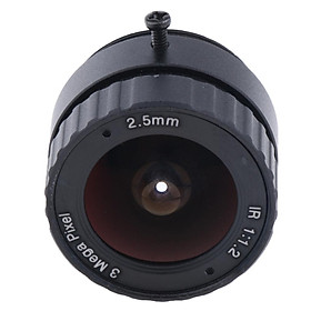 3 MP Security CCD Camera Lens F1.2 2.5 Mm IR Camera Fixed Iris Lens for CS Mounting