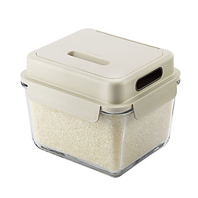 Glasslock Imported Rice Barrel Moistureproof Insect Resistant Rice Flour Grain Storage Box Rice Box 6L / MCRB-600RS