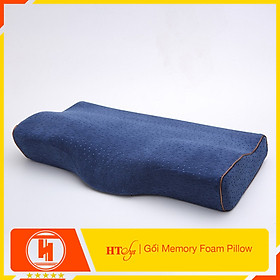 Mua Gối Ngủ Cao Su Non Memory Foam Pillow HT SYS - Vạn Phúc - Gối Ngủ Trị Liệu - 50cmx30cm - Đem đến những giấc mơ tuyệt đẹp- Xanh