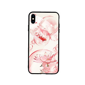 Ốp Lưng Kính Cường Lực cho điện thoại Iphone Xs Max - Fish