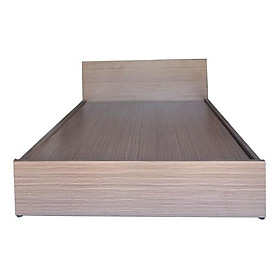 Giường ngủ gỗ mdf melamine màu nâu