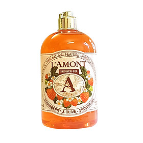 Sữa Tắm L'amont En Provence Strawberry Shower Gel - Hương Dâu 500ml